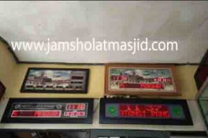 jual jam jadwal sholat digital masjid murah di cikampek utara