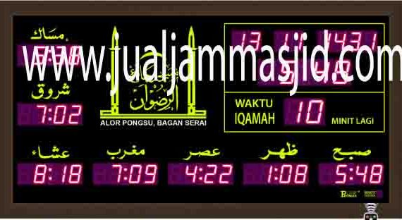 jual-jam-jadwal-sholat-digital masjid murah di tangerang selatan