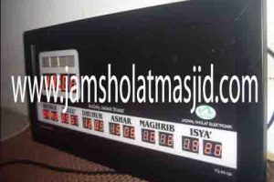 jual jam jadwal sholat digital masjid murah di tangerang utara