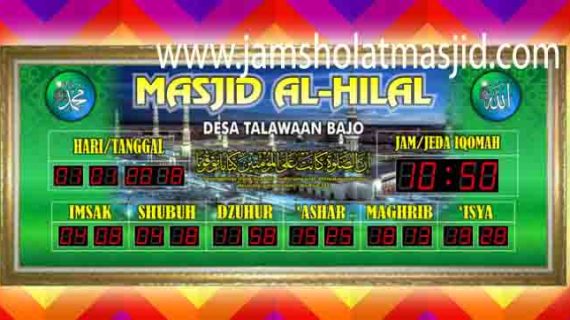 harga jam digital masjid di tangerang pusat