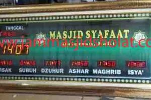 harga jam digital masjid di tangerang utara