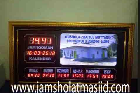 penjual jam jadwal sholat digital masjid running text di cikampek barat