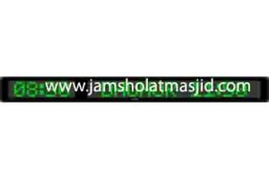 penjual jam jadwal sholat digital masjid running text di karawang selatan