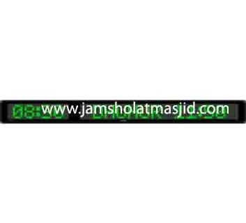 penjual jam jadwal sholat digital masjid running text di karawang selatan