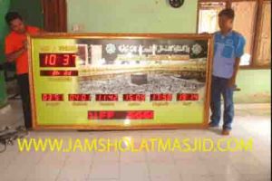 penjual jam jadwal sholat digital masjid running text di bekasi utara