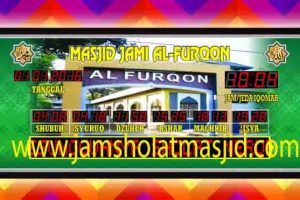 jual jam dinding digital untuk masjid di bogor pusat