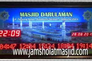 jual jam dinding digital untuk masjid di depok utara