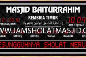 jual jam dinding digital untuk masjid di jakarta utara