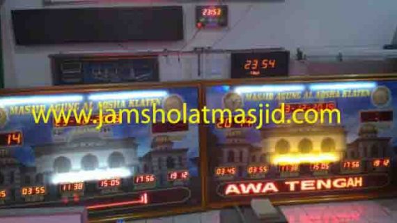 toko jual jam dinding digital untuk masjid di jakarta