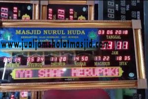 jam digital sholat masjid di cakung