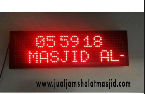 jual jam digital sholat bekasi barat