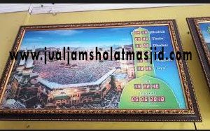jam digital sholat masjid di pasar minggu