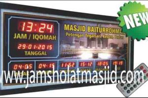 jual jam waktu sholat bekasi pusat