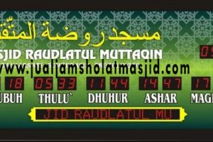jual jam digital masjid di depok